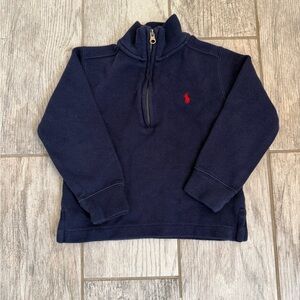 Polo Ralph Lauren Navy Quarter- Zip Pullover